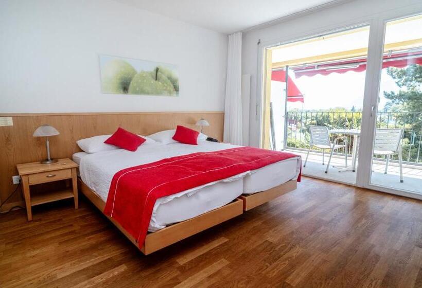اتاق استاندارد با بالکن و چشم‌انداز باغ, Parkhotel Emmaus   Casa Del Sole