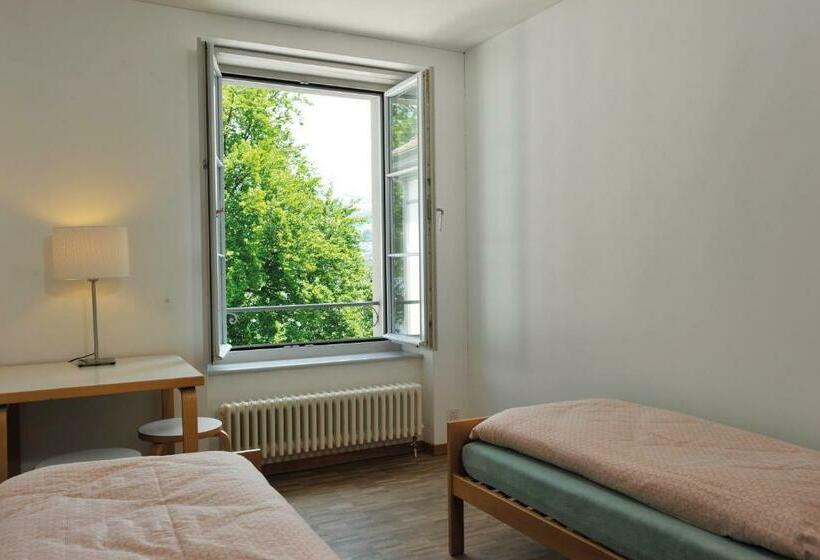 اتاق استاندارد چهارنفره با سرویس بهداشتی مشترک, Richterswil Youth Hostel