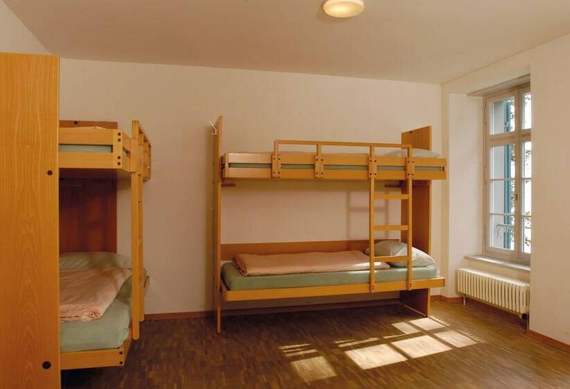 اتاق استاندارد چهارنفره با سرویس بهداشتی مشترک, Richterswil Youth Hostel