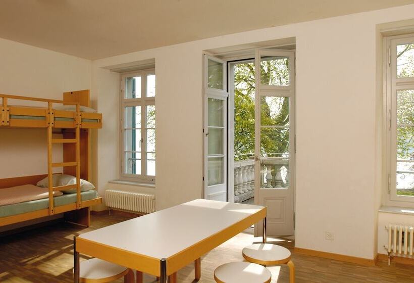 اتاق استاندارد چهارنفره با سرویس بهداشتی مشترک, Richterswil Youth Hostel