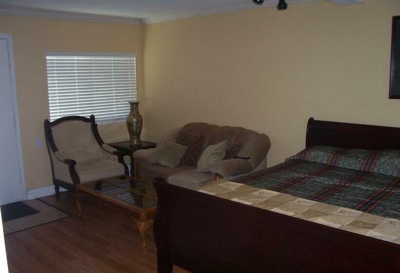 带大床的标准间, Beach Grove Motel