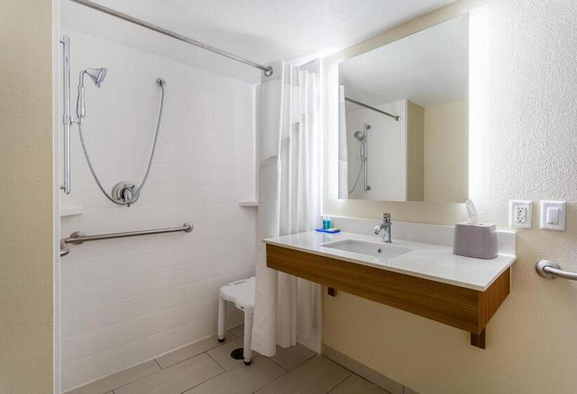 Quarto Estandar Cama King para Deficientes Físicos, Holiday Inn Express & Suites Cedar Falls   Waterloo, An Ihg