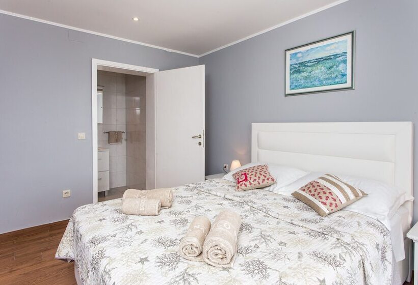 Апартаменты 1 Спальня с Террасой Вид на Море, Apartments Villa Mirjana