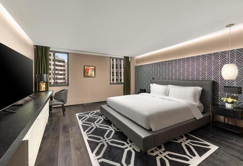 Club Room King Bed, Jinglai Bushe Hotel Bund Nanjing West Road Shanghai