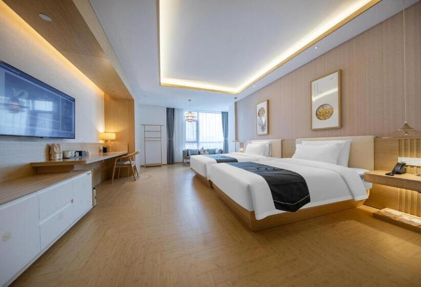 Трехместный Номер Deluxe, Jianguo Hidden Hotel Shijiazhuang Zhengding Ancient City