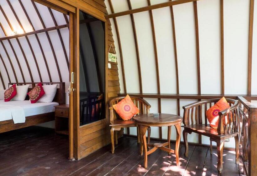 Бунгало Deluxe, Gili Turtle Beach Resort