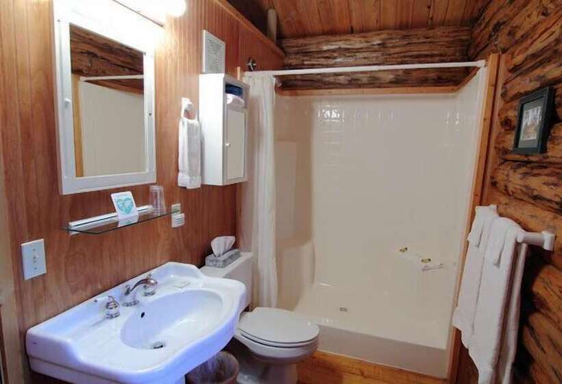 Хижина, Silverwolf Log Chalet Resort