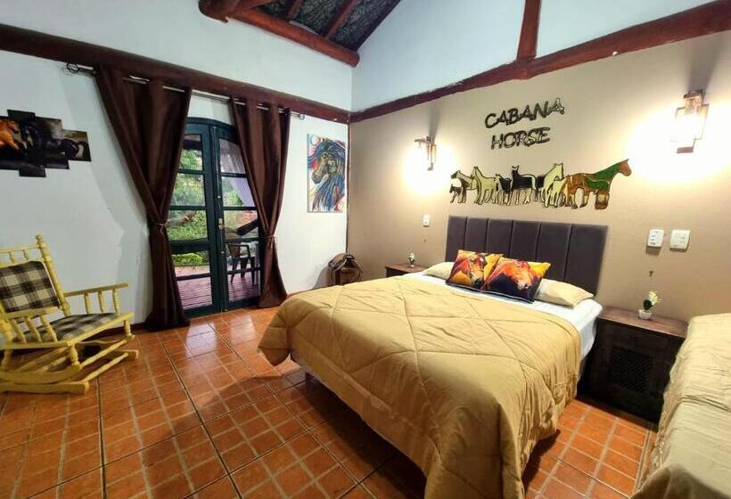 컴포트 트리플 룸, Cabanas Espada De São Jorge
