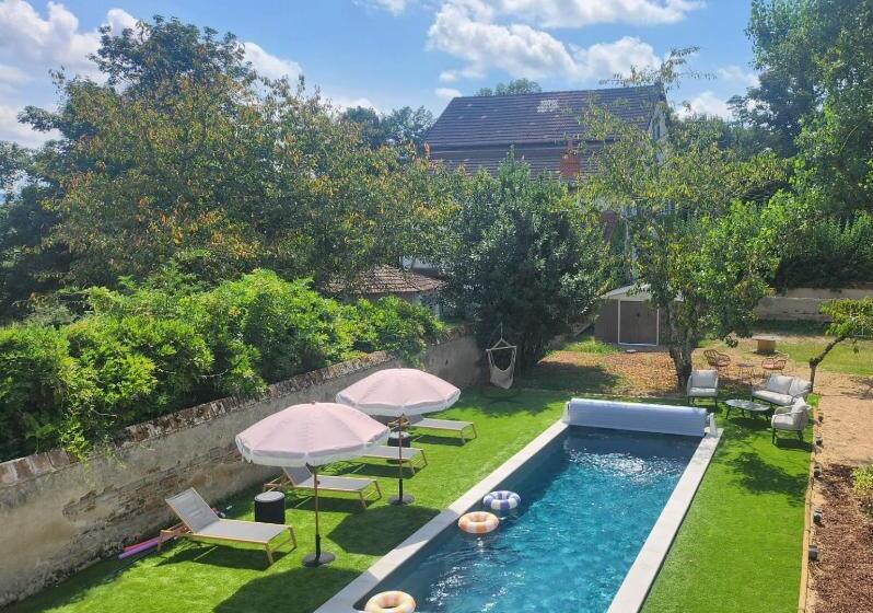 اتاق استاندارد با چشم‌انداز باغ, Chambres Hote Le Clos 26