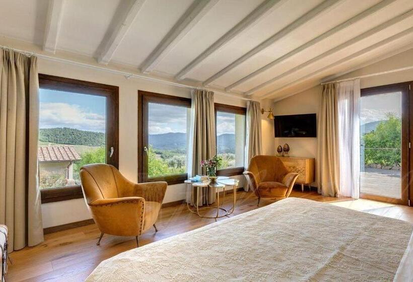 디럭스 룸, Villa Il Tinaio