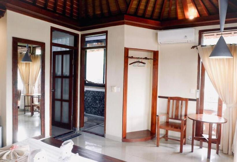 디럭스 룸 바다 전망, Amed Cafe & Hotel Kebun Wayan
