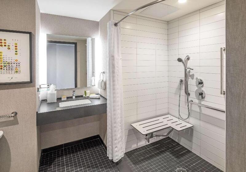 キングサイズベッドのスタンダードルーム, Hilton Des Moines Downtown