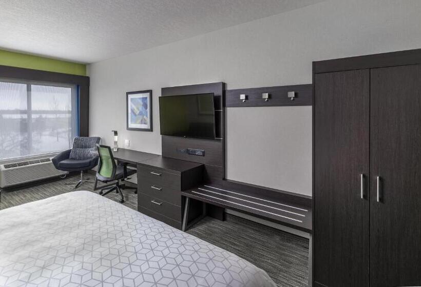 キングサイズベッドのスタンダードルーム, Holiday Inn Express & Suites Kelowna   East, An Ihg