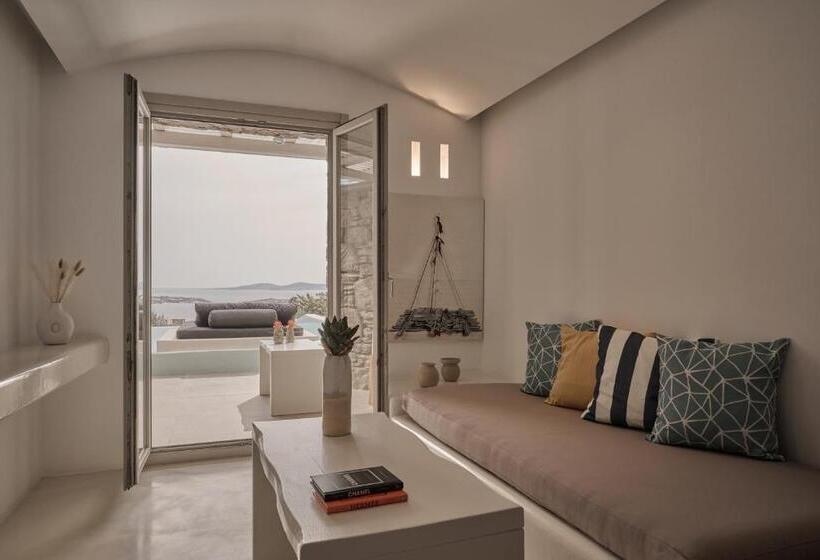 Люкс Deluxe Вид на Море, Olvos Luxury Suites Mykonos