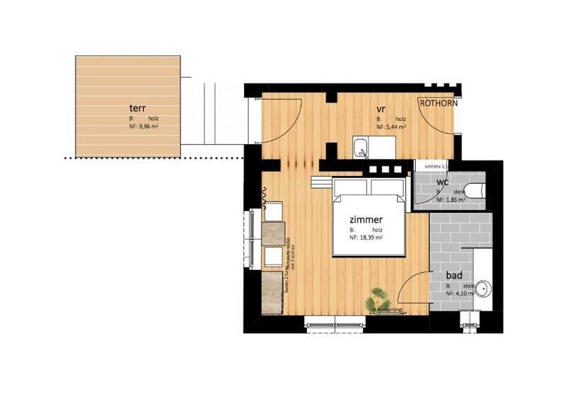 Номер Стандарт с Балконом, Zollhaus St Jakob Im Defereggental
