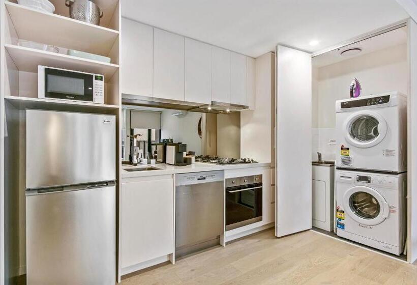 침실 2개 디럭스 아파트, Melbourne City Apartments   Teri