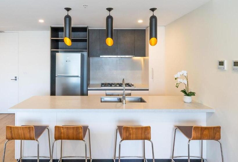 침실 2개 스위트, Melbourne City Apartments   Teri