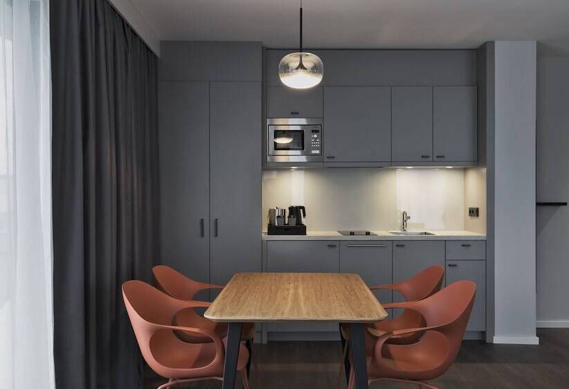 Family studio with city view, Residence Inn By Marriott Frankfurt City Center
