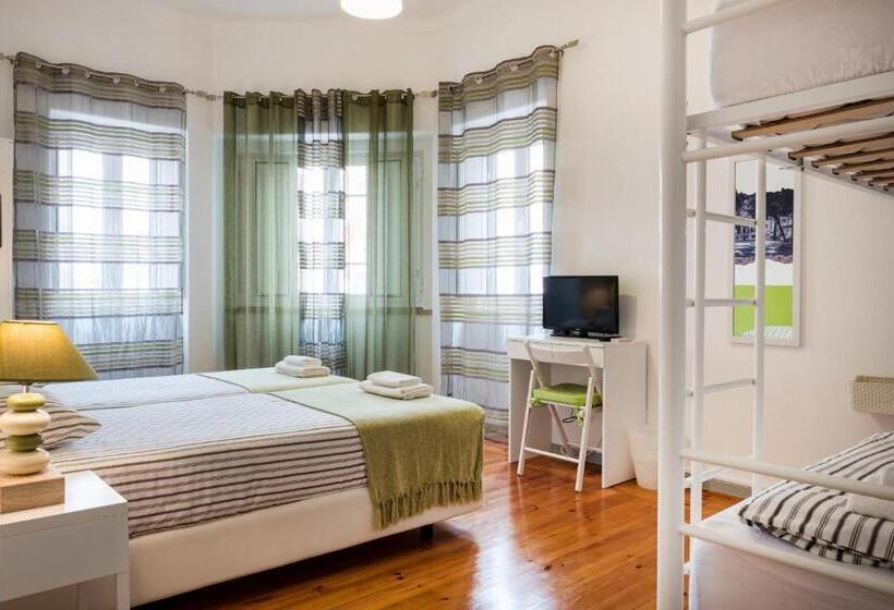 اتاق استاندارد چهارنفره با سرویس بهداشتی مشترک, Loulé Coreto Hostel