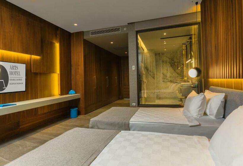 디럭스 룸 바다 전망, Arts Hotel Bodrum Yalikavak
