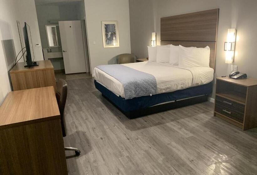 身障者適用キングサイズベッドルーム, Americas Best Value Inn & Suites Porter North Houston