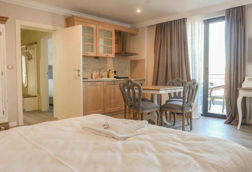 Апартаменты 1 Спальня с Террасой, Residence Bilyana