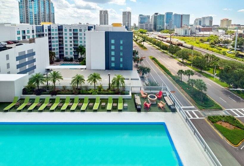 Студия Стандарт Двуспальная Кровать, Home2 Suites By Hilton Tampa Downtown Channel District