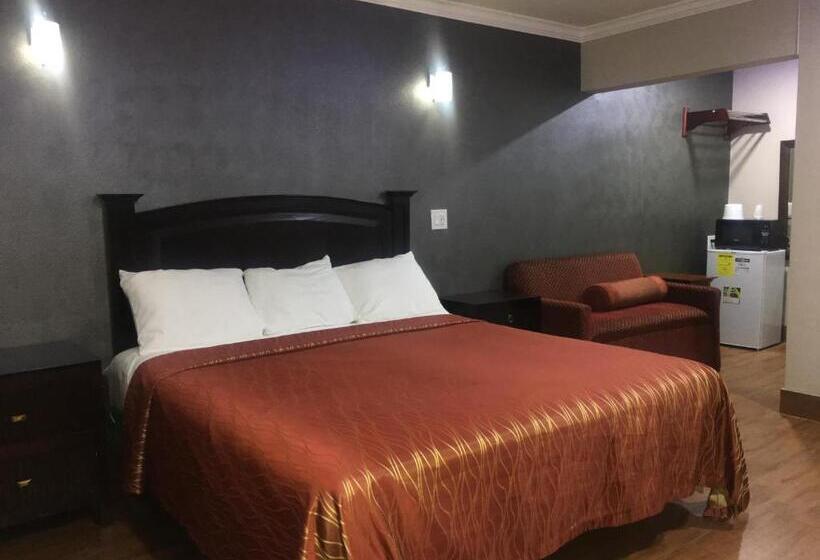 带大床的标准间, Villa Park Motel
