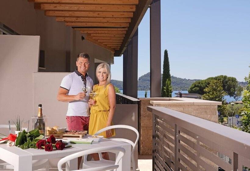 １ベッドルームのデラックスアパートメント, Lamasu Rioverde   Lago Di Garda