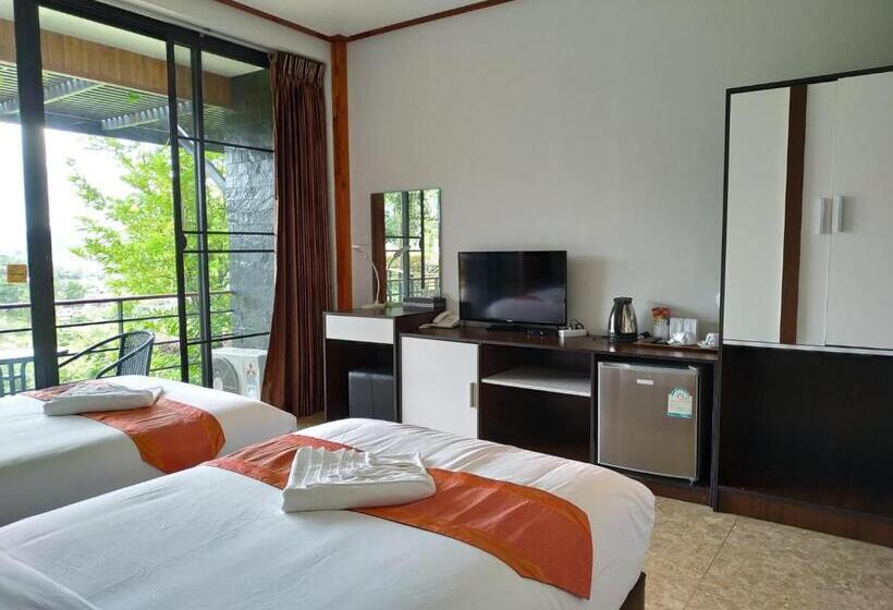 Quarto Estandar Vista Jardim, Phumork Village Khao Kho
