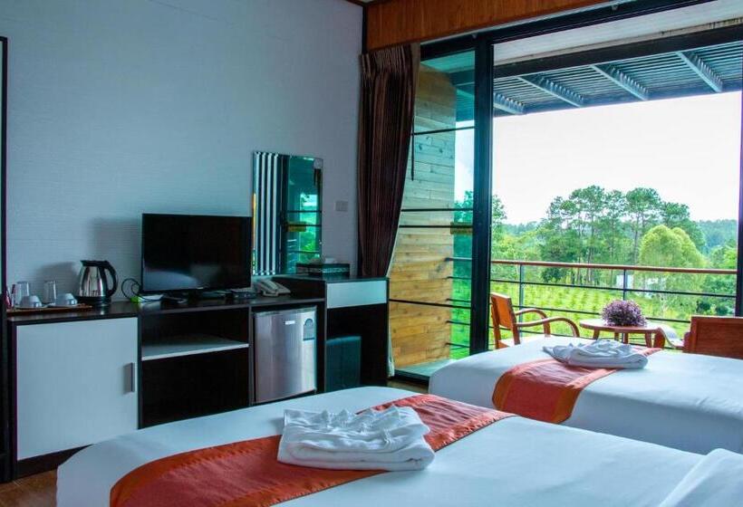 Quarto Estandar Vista Montanha, Phumork Village Khao Kho