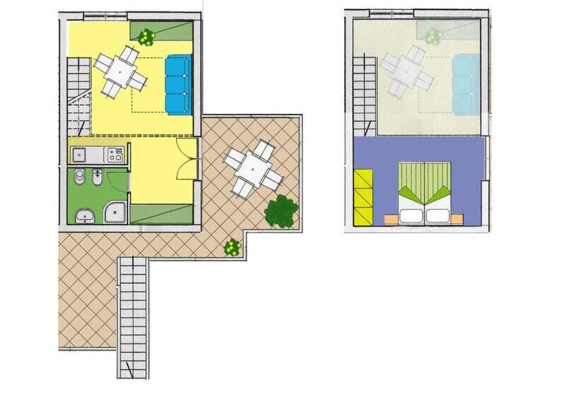 Студио Стандарт с Террасой, Residence Borgomare