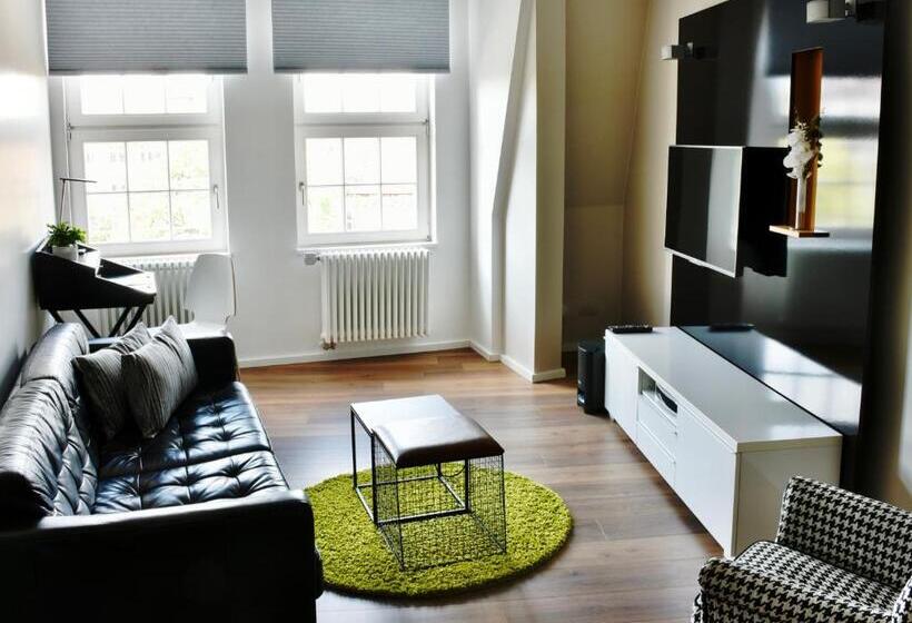 Апартаменты Пентхаус 1 Спальня, Carl.22 City Appartements