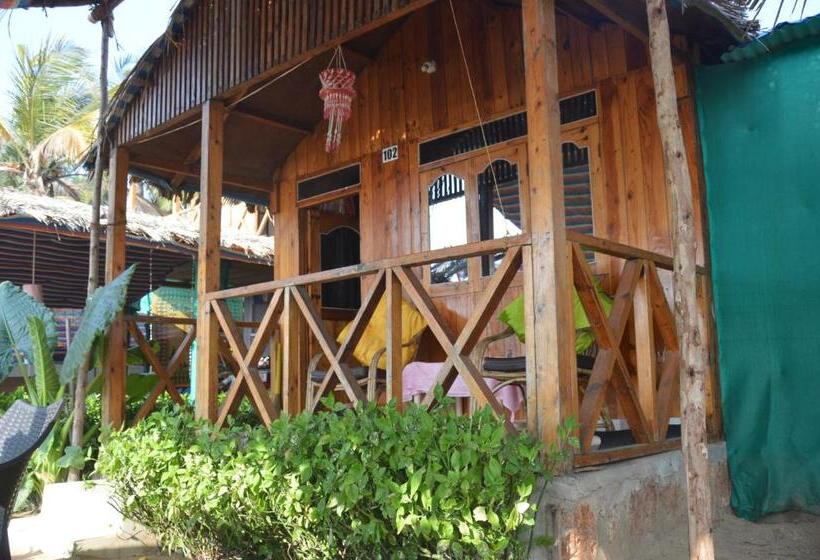 디럭스 테라스 룸 바다 전망, Omkar Beach Bungalow