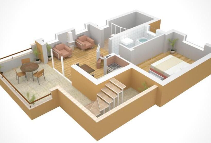 1 Bedroom Apartment with Terrace Sea View, Seagarden Villa Resort
