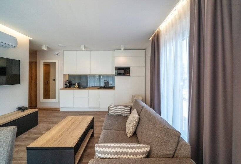Апартаменты Deluxe 1 Спальня, Meta Apartments
