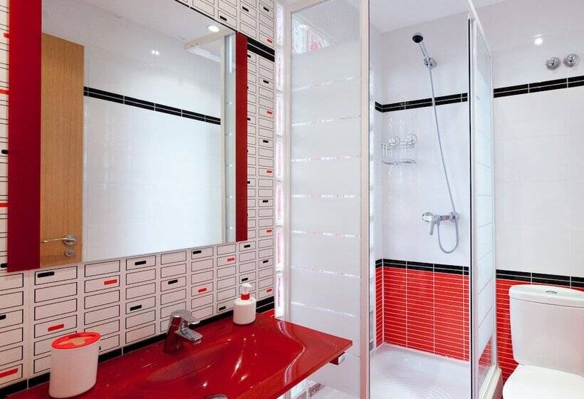 Habitación Estándar Individual, Hostal Abril Madrid