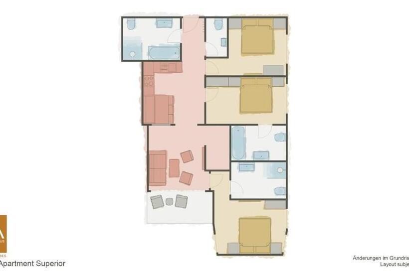 Апартаменты Superior 1 Спальня, Vaya St Zeno Serfaus