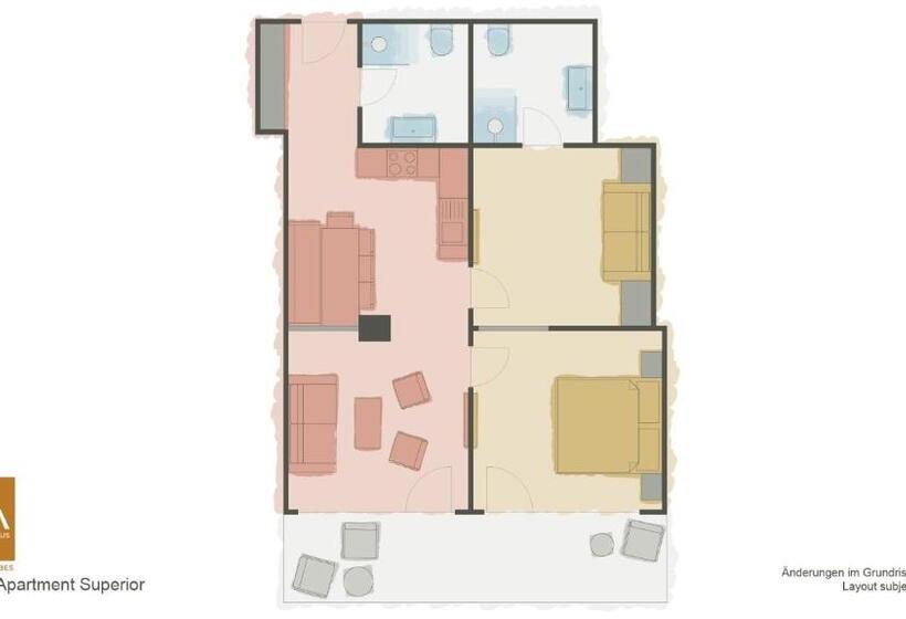 Апартаменты Superior 1 Спальня, Vaya St Zeno Serfaus