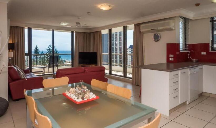 침실 2개 바다 전망 아파트, Alexander Holiday Apartments