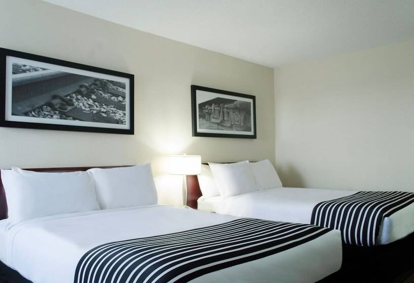 ２ダブルベッドのスタンダードルーム, Sandman Hotel Lethbridge
