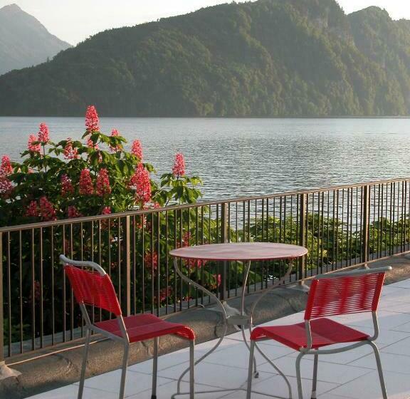 اتاق سوپریور با بالکن, Terrasse Am See
