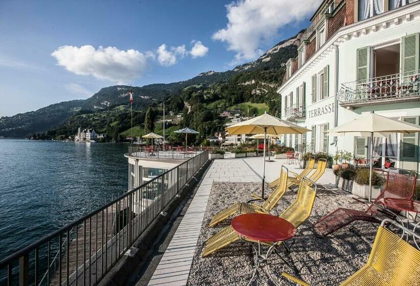 اتاق سوپریور با بالکن, Terrasse Am See