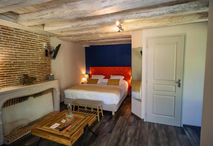 חדר סופריור עם טרסה, Auberge De La Caillère