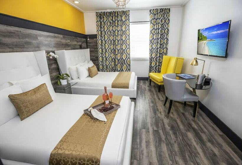 Номер Стандарт 2 Двуспальные Кровати, Catalina Hotel & Beach Club