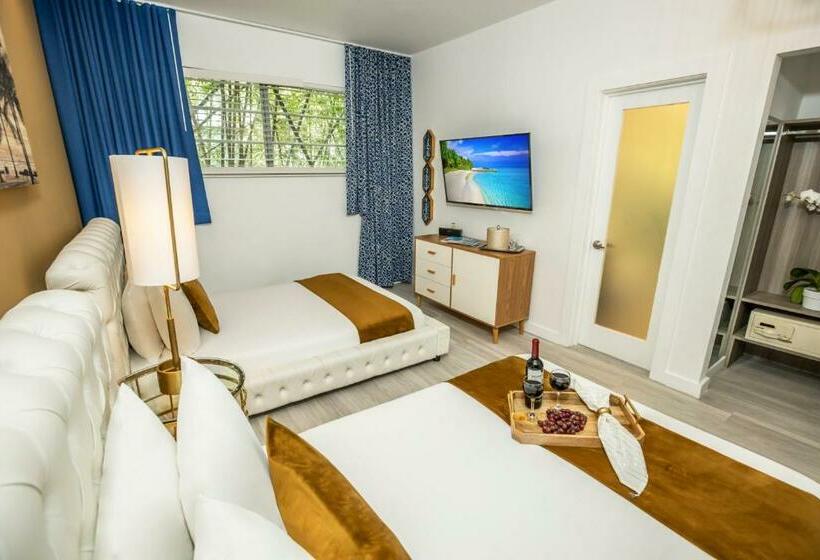 Номер Стандарт 2 Двуспальные Кровати, Catalina Hotel & Beach Club