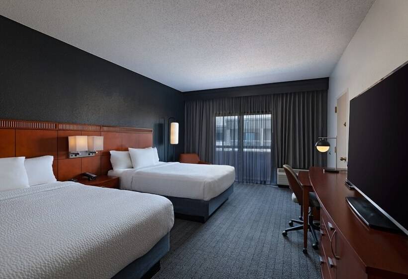 Номер Стандарт 2 Двуспальные Кровати, Courtyard By Marriott Dallas Plano Parkway At Preston Road