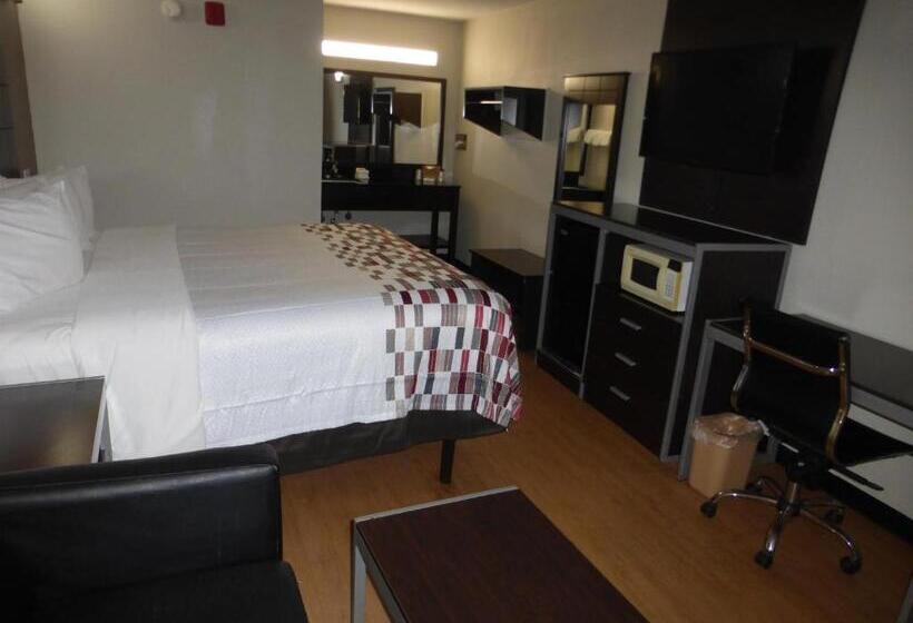 디럭스 룸 킹사이즈 침대, Red Roof Inn Corpus Christi North  Near Downtown