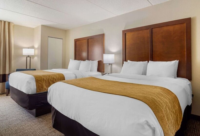 ２ダブルベッドのスタンダードルーム, Comfort Inn Atlanta Airport