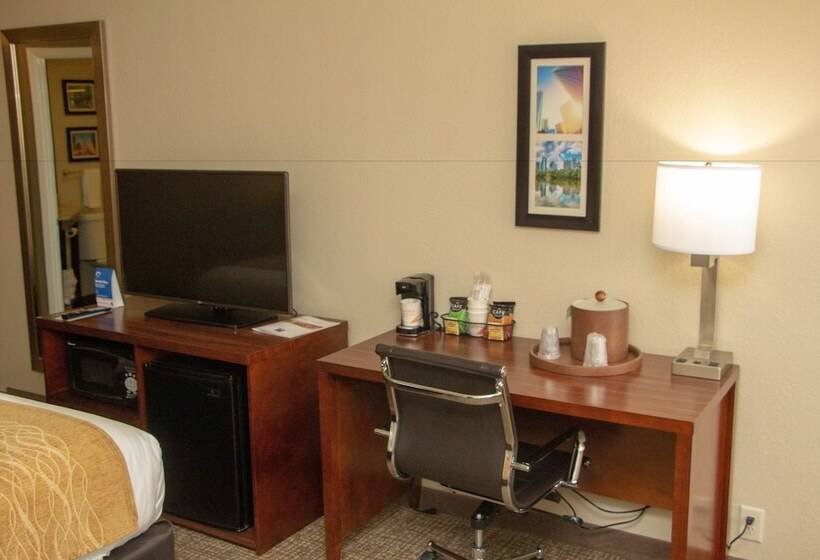 身障者適用ダブルベッド付きスタンダードルーム, Comfort Inn Atlanta Airport
